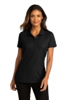 Ladies Black Polo with embroidered Criminal Justice Logo NASBOCES